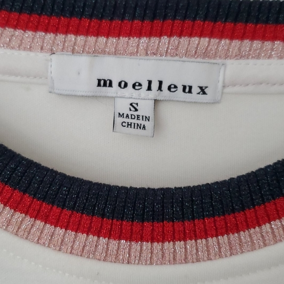 Moelleux white long sleeved top - size S - Picture 2 of 9